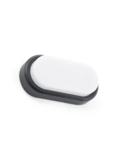 Aplique de pared Fred – Faro – Lámpara de exterior LED, disponible en blanco o gris