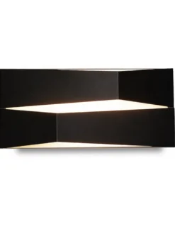 Aplique de pared Fuji – Mantra – Lámpara LED 3000K, Acabados blanco/negro