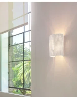 Aplique de pared Gea - a-emotional light - Lámpara decorativa de acero inoxidable