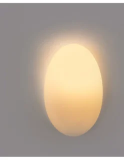 Aplique de pared Glass – FORLIGHT – Lámpara de cristal blanca, Disponible en 2 medidas