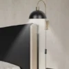 Aplique de pared Guillen – AJP – Lámpara decorativa en latón y negro