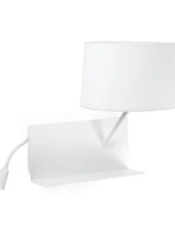 Aplique de pared Handy Derecha – Faro – Lámpara con bandejita y lector