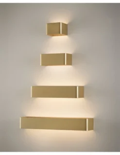 Aplique de pared Icon - ACB - Aplique LED rectangular de doble luz decorativa