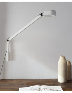 Aplique de pared Inviting – Faro – Lámpara de lectura LED regulable, brazo orientable