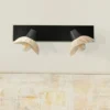 Aplique de pared Kasteli - IDP Lampshades - Lámpara con 2 pantallas de mimbre