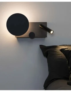 Aplique de pared Klee Izquierdo - Faro - Lámpara de lectura con doble iluminación