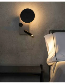 Aplique de pared Klee Izquierdo - Faro - Lámpara de lectura con doble iluminación