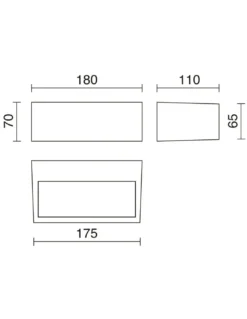 Aplique de pared LED Iona – Exo - Novolux Lighting