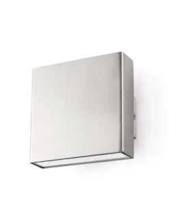 Aplique de pared LED Kaula – Faro – Lámpara para jardines, IP44, 10 cm