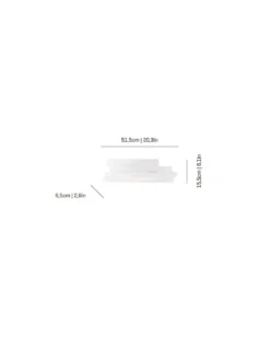 Aplique de pared Li - a-emotional light - Lámpara LED de celulosa