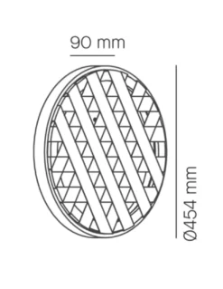Aplique de Pared Loom - Milán - Aplique LED decorativo