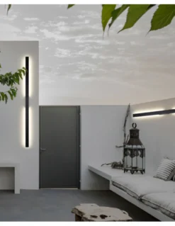 Aplique de pared Lotus – Mantra – Lámpara de exterior IP54, LED 3000K, 124/144 cm