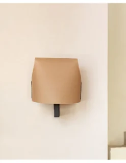 Aplique de pared Luang - Faro - Pantalla de pergamino en blanco o camel