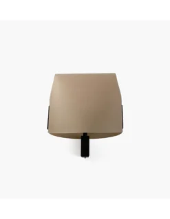 Aplique de pared Luang - Faro - Pantalla de pergamino en blanco o camel