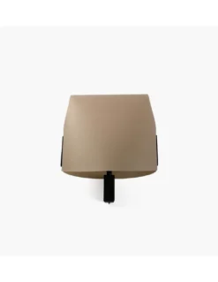 Aplique de pared Luang - Faro - Pantalla de pergamino en blanco o camel