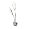 Aplique de pared Lucila – Schuller – Lámpara de metal cromado con 2 luces LED