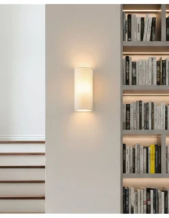 Aplique de pared Luma - ACB - Lámpara moderna con pantalla textil