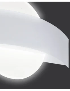 Aplique de pared Lunar – AJP – Lámpara moderna blanca LED
