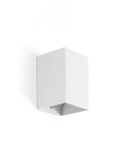 Aplique de pared Lune - Faro - Lámpara cuadrada blanca