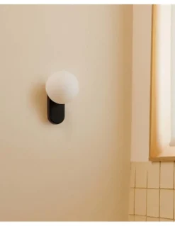 Aplique de pared Mabe - Faro - Lámpara para baño, tipo bola