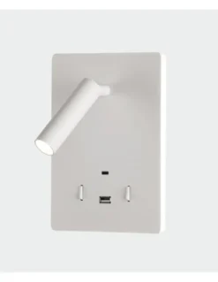 Aplique de pared Manat - ACB - Lámpara para lectura LED, doble emisión de luz