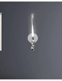 Aplique de pared Mar – AJP – Lámpara LED minimalista en cromo