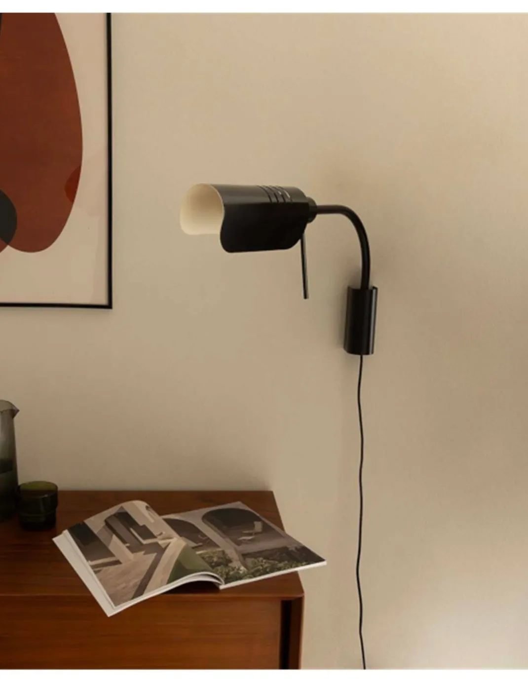 Aplique de pared Martinica - Faro - Lámpara de lectura con brazo orientable