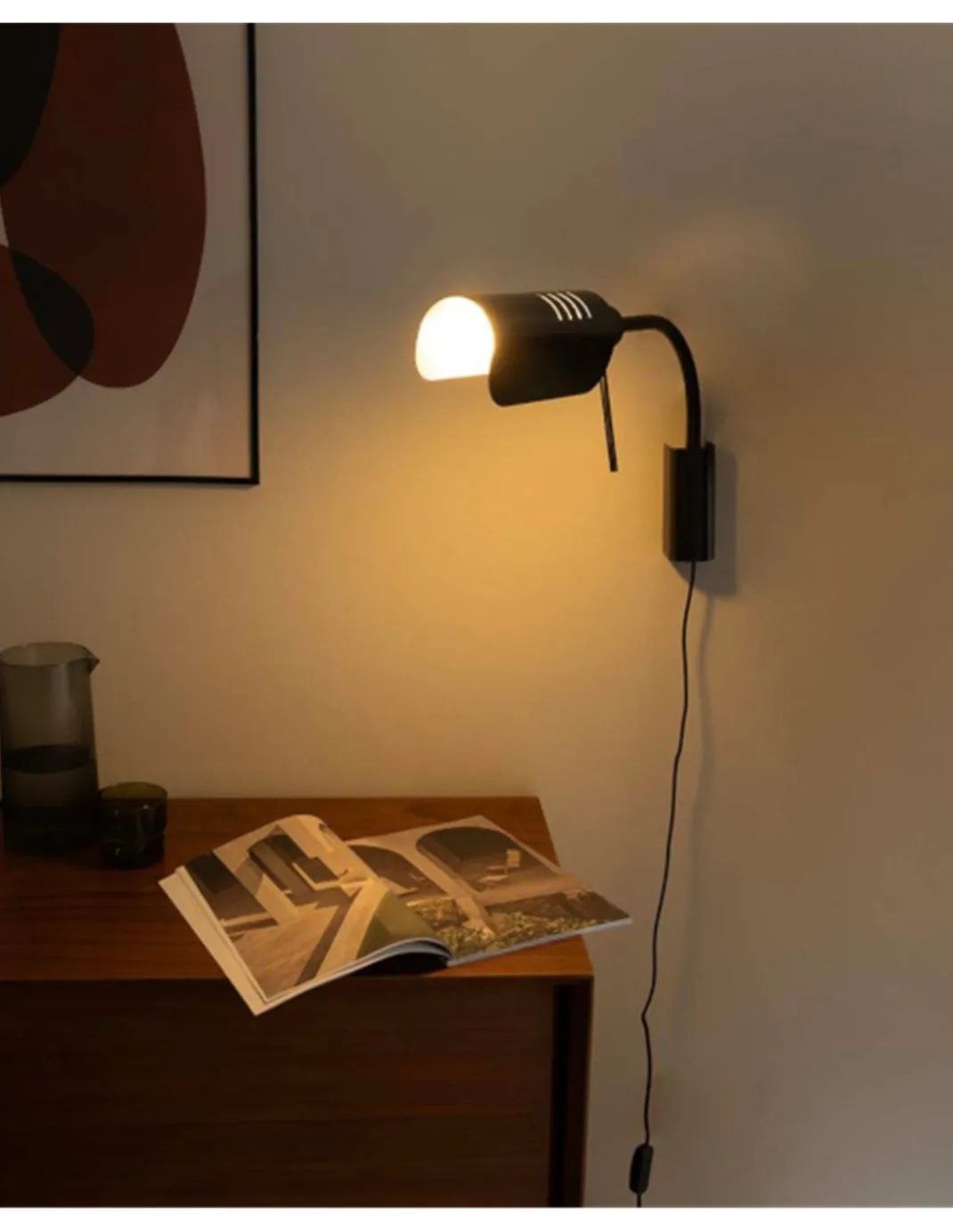 Aplique de pared Martinica - Faro - Lámpara de lectura con brazo orientable