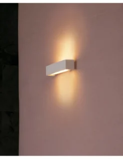 Aplique de pared Milo – Faro – Lámpara de yeso en 3 tamaños