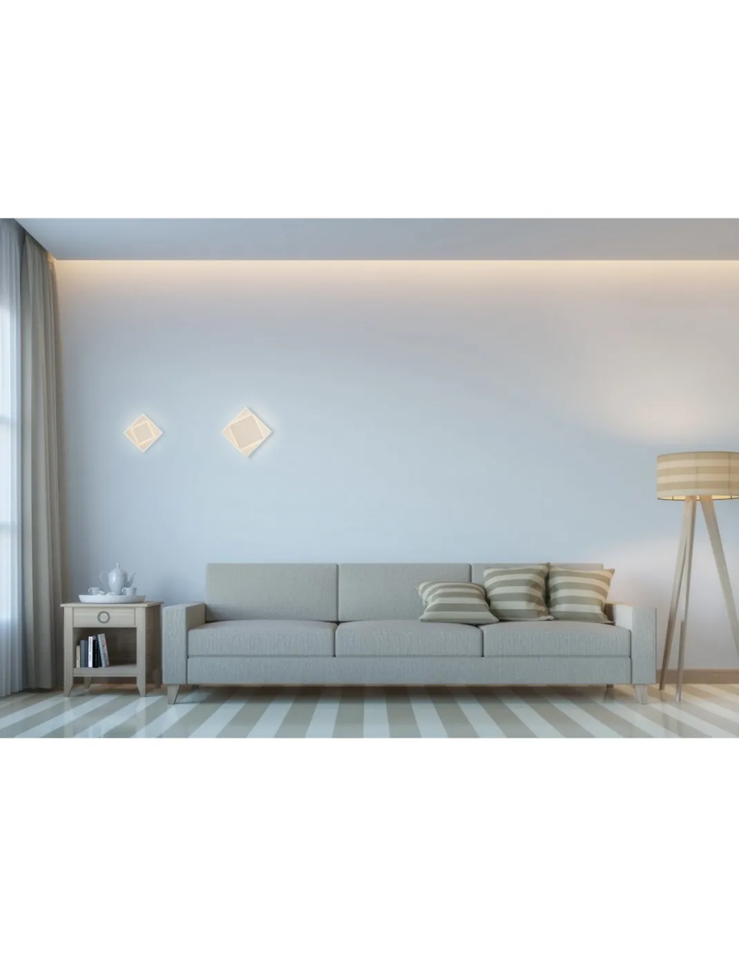 Aplique de pared moderno Dakla - Mantra