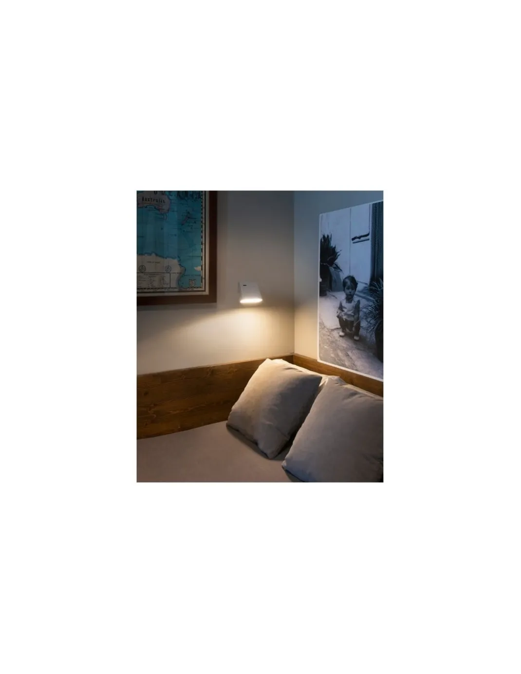 Aplique de pared moderno LED con pantalla orientable - Aurea - Faro