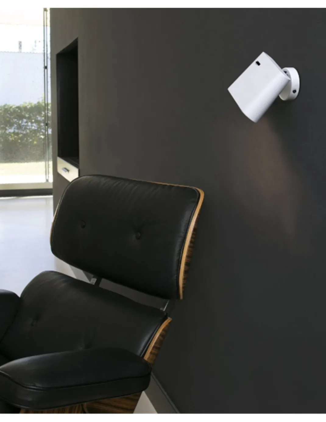 Aplique de pared moderno LED con pantalla orientable - Aurea - Faro