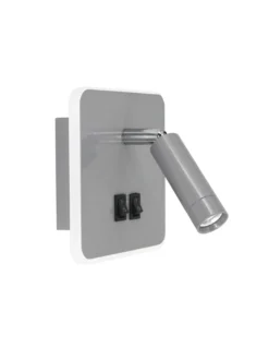 Aplique de pared Moragues – AJP – Lámpara LED con lector, doble luz