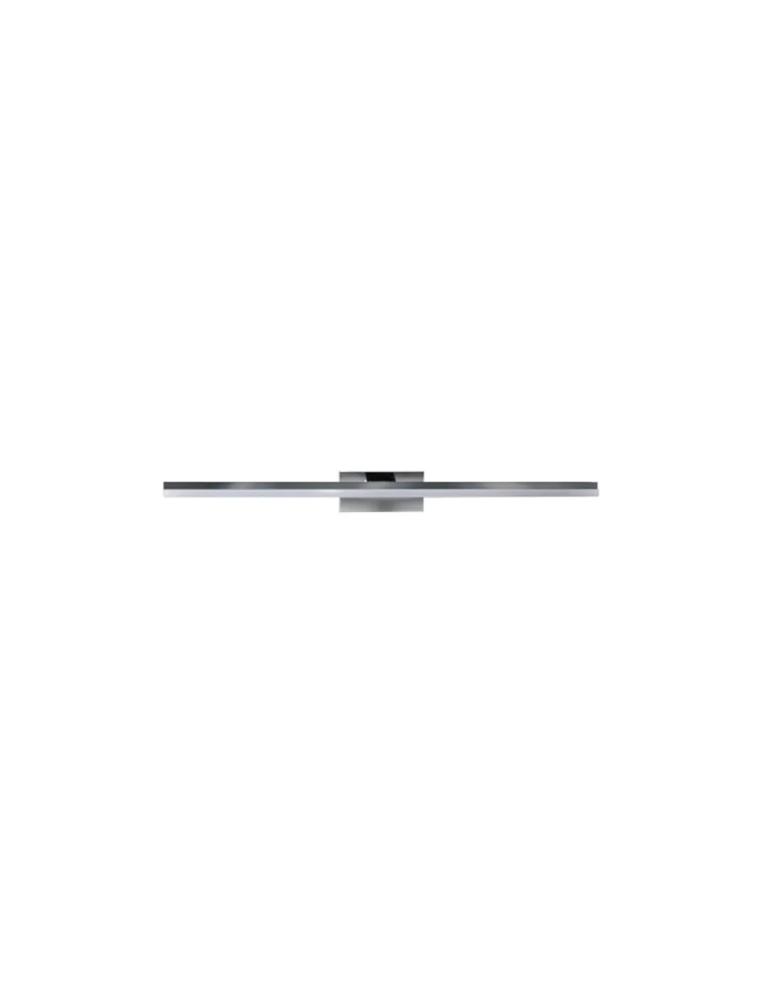 Aplique de pared Morne - Mantra - Lámpara para espejo de baño, Negro+Cromo+Blanco, LED 4000K