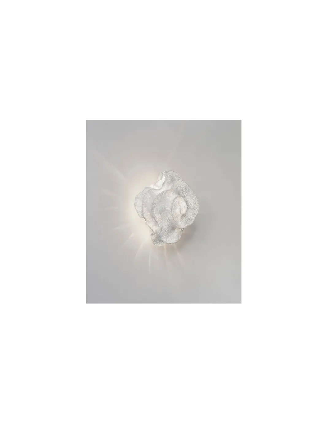 Aplique de pared Nevo- a-emotional light - Lámpara de pared decorativa, malla de acero inoxidable