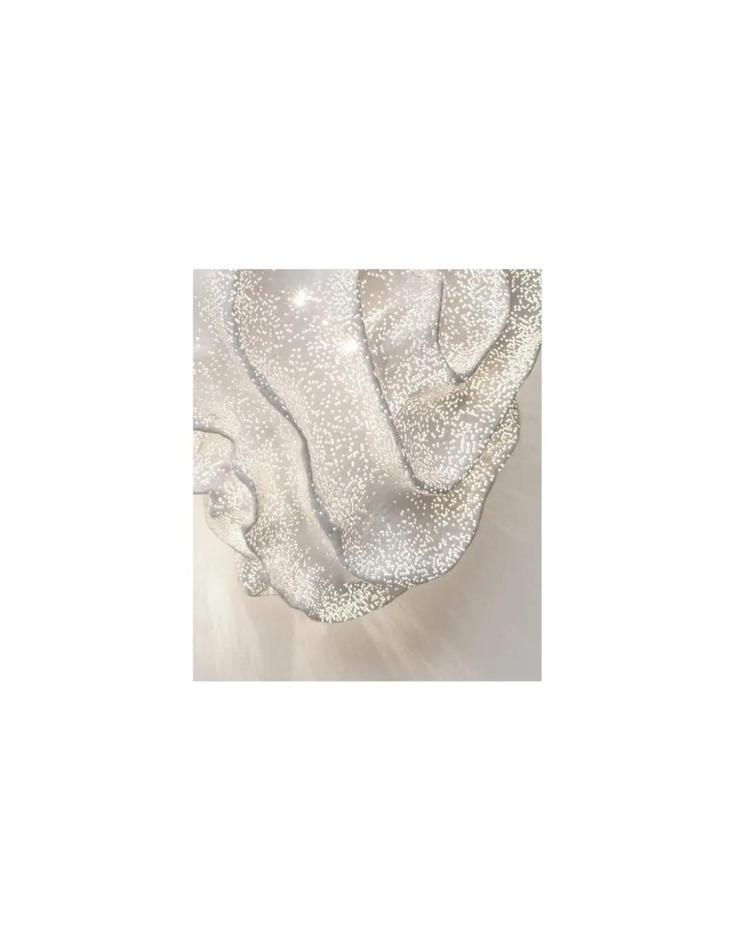 Aplique de pared Nevo- a-emotional light - Lámpara de pared decorativa, malla de acero inoxidable
