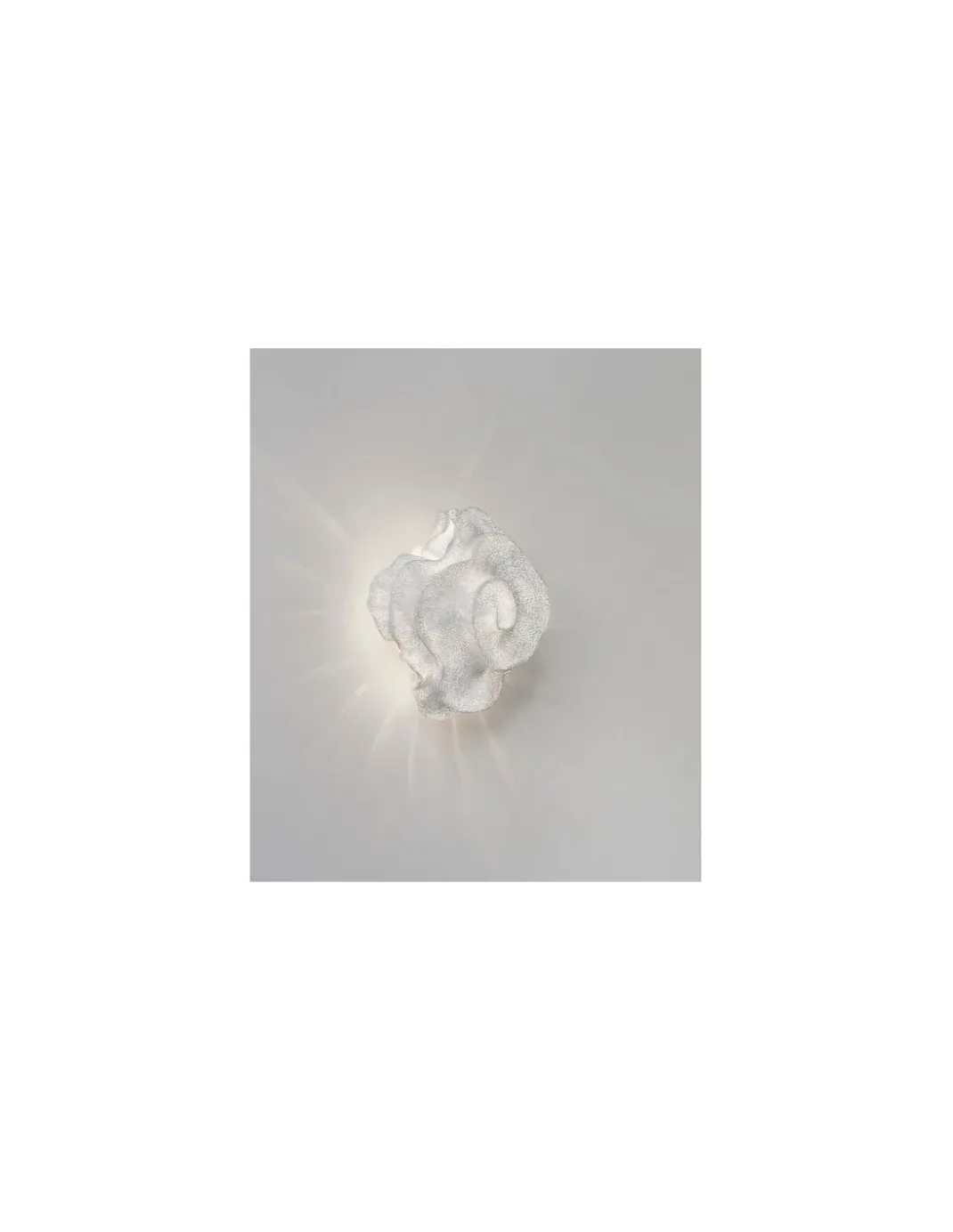 Aplique de pared Nevo- a-emotional light - Lámpara de pared decorativa, malla de acero inoxidable
