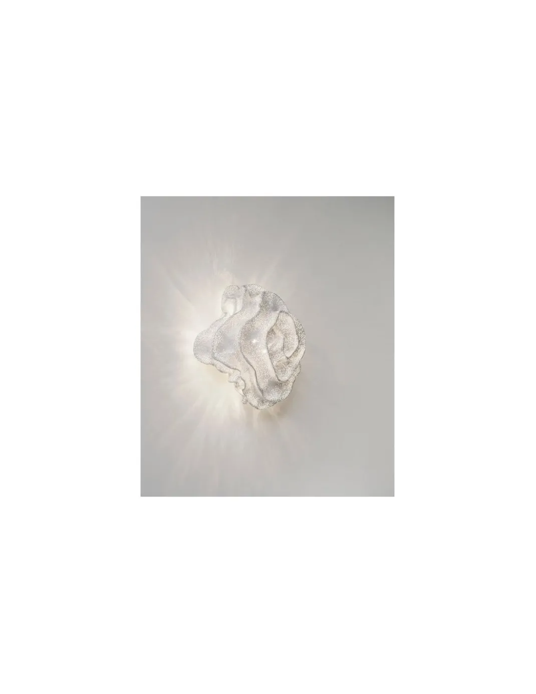 Aplique de pared Nevo- a-emotional light - Lámpara de pared decorativa, malla de acero inoxidable