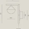 Aplique de pared Nino – Aromas – Lámpara de pared de mármol+cristal, LED 3000K, Dorada