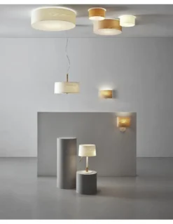 Aplique de pared Nordic – Massmi – Lámpara nórdica de madera, Acabado blanco