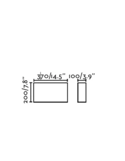 Aplique de pared Otton RCT horizontal – Faro – Pantalla de lino en 2 colores