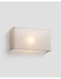 Aplique de pared Otton RCT horizontal – Faro – Pantalla de lino en 2 colores