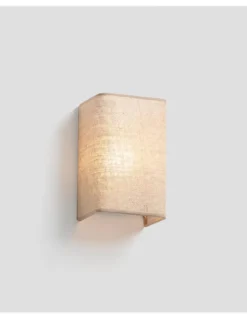 Aplique de pared Otton RTC vertical – Faro – Lámpara de lino