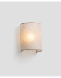 Aplique de pared Otton R vertical – Faro – Pantalla de lino en 2 colores