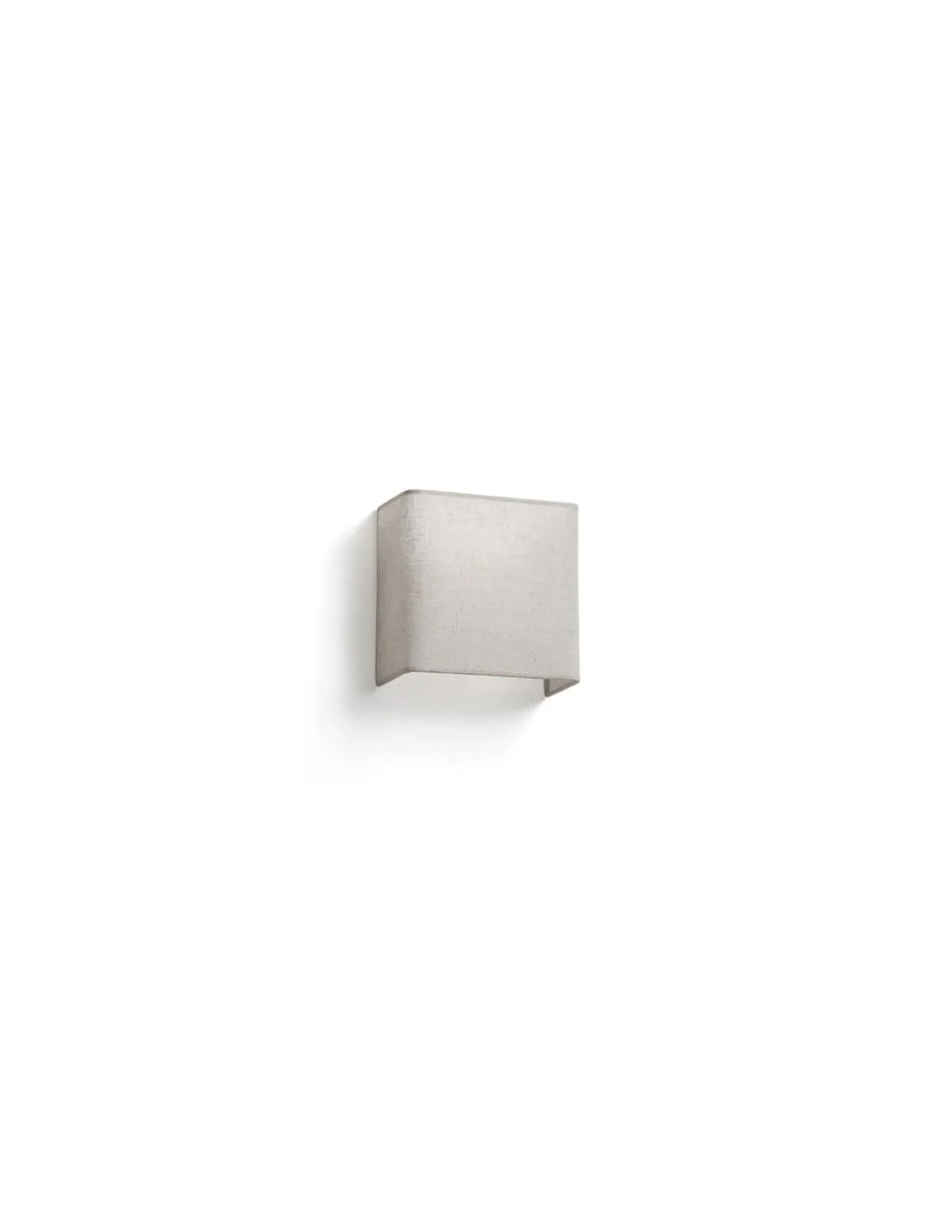 Aplique de pared Otton SQ 200 – Faro – Diseño cuadrado de lino