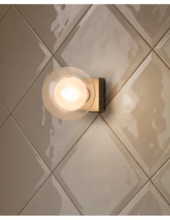 Aplique de pared para baño en 3 colores - Perla - Faro