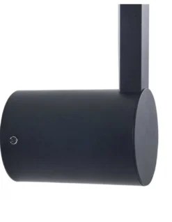 Aplique de pared Passeggio - FORLIGHT - Lámpara minimalista negra LED, IP54