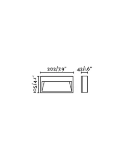 Aplique de pared Path – Faro – Lámpara moderna LED de exterior