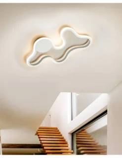 Aplique de pared/Plafón de techo Marea – Schuller – Lámpara minimalista LED, acabado blanco