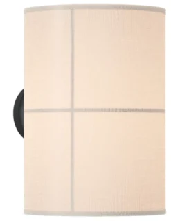 Aplique de pared Rania – Robin – Pantalla crema blanca en 2 tamaños